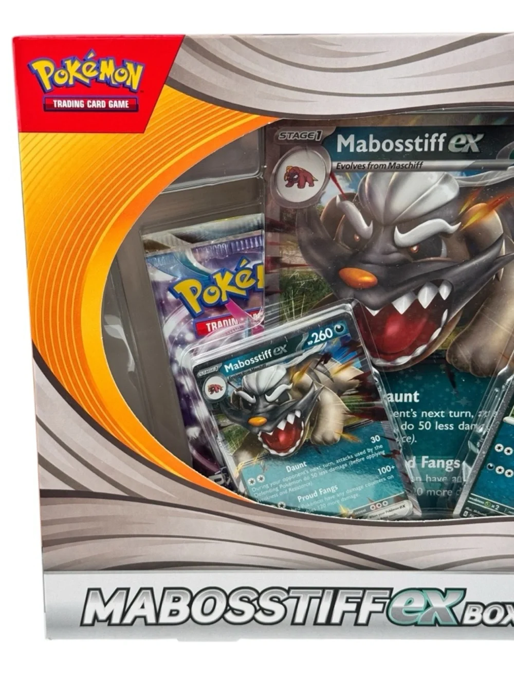 Pokemon TCG Mabosstiff ex Collection Box Kit Promo Factory Sealed Oversize Card